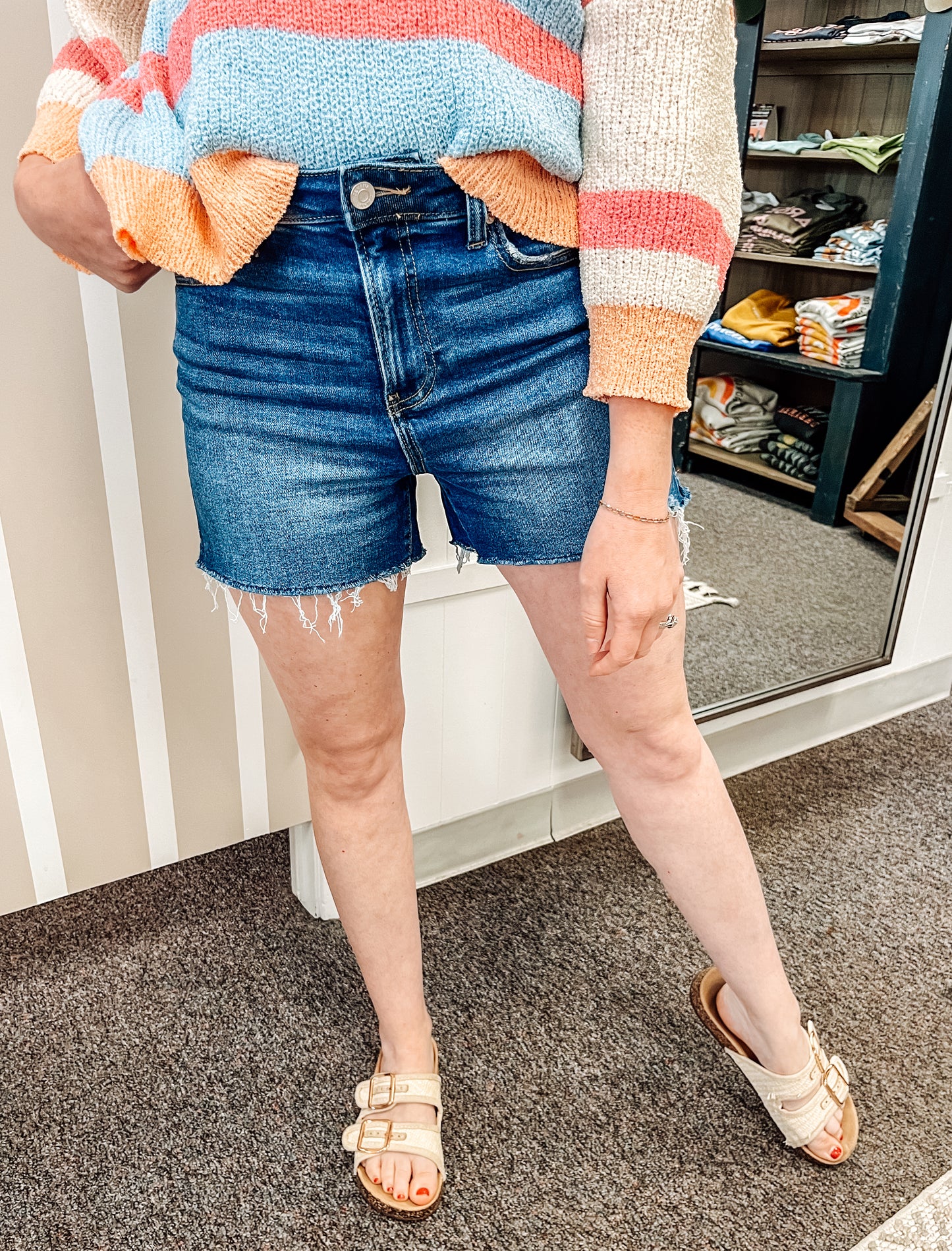 Out on the Go Denim Shorts