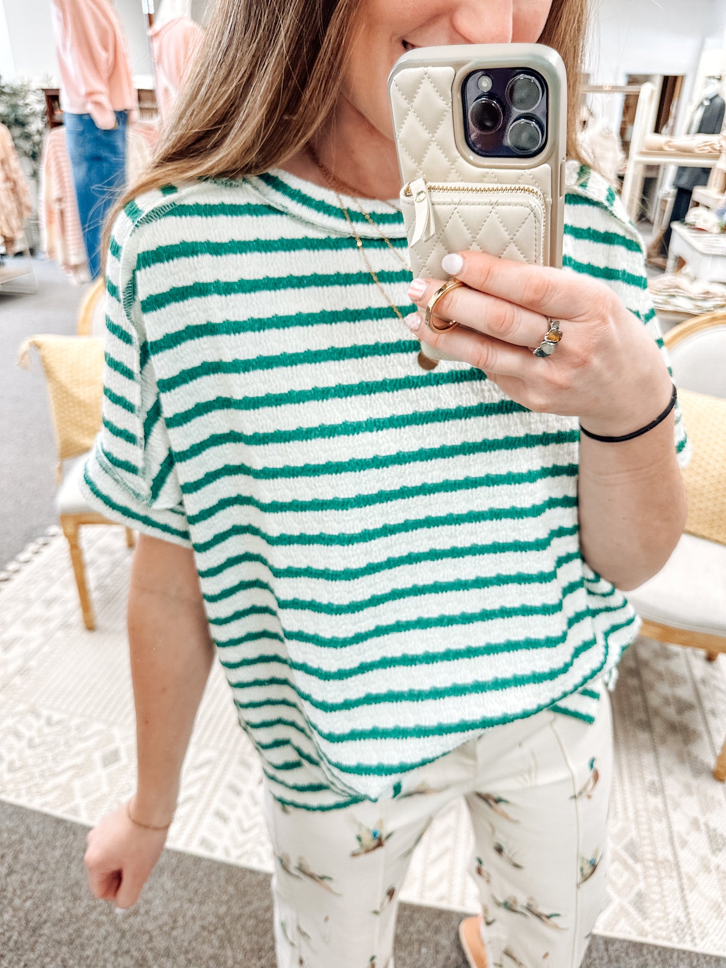 Oh So Lucky Short Sleeve Top (S-3X)