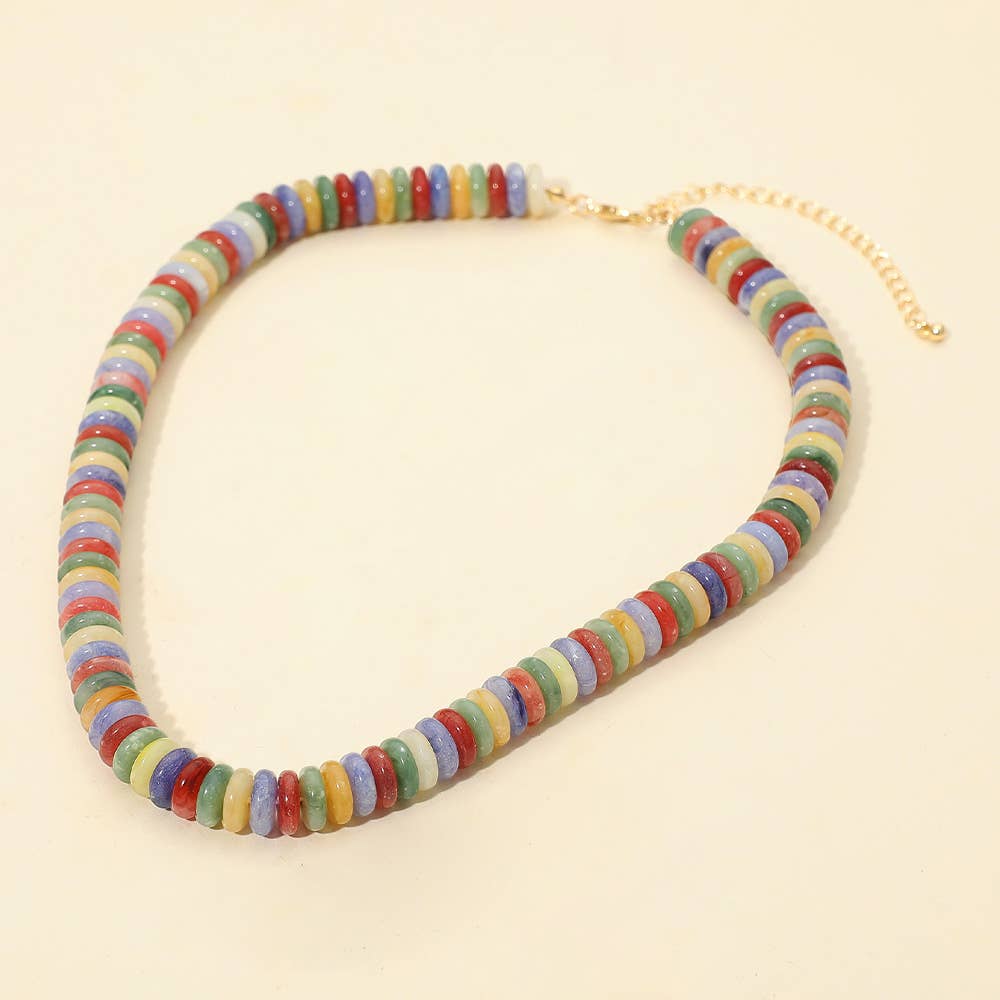 Multi Fun Beaded Necklace