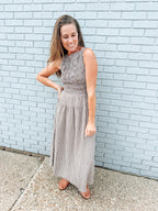 The Southern Charm Midi Sleeveless Dress (2 Colors)