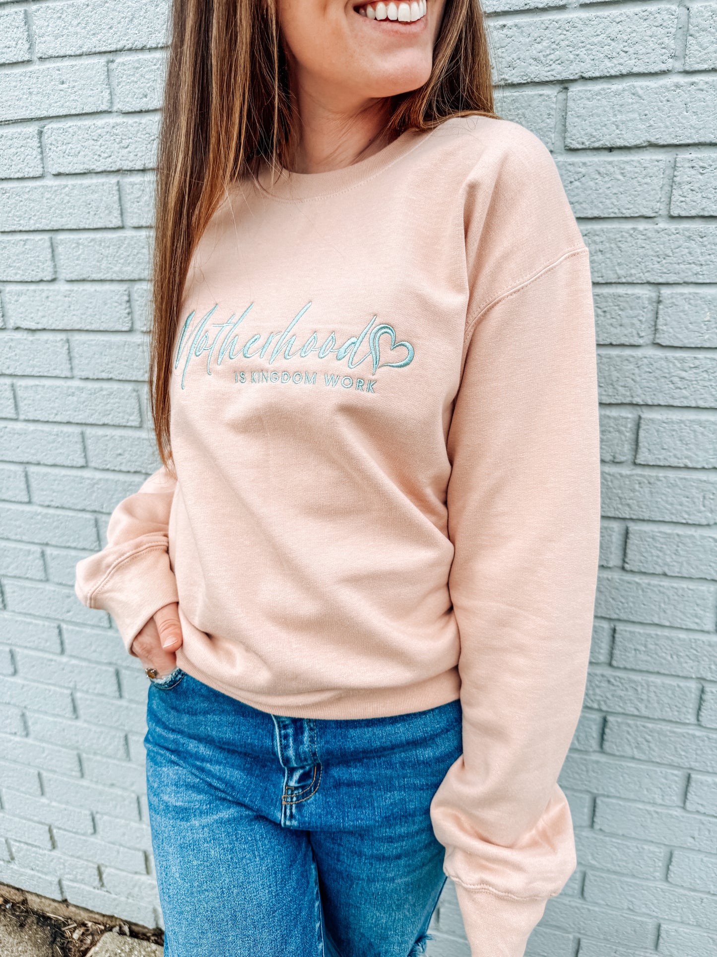 Motherhood Is Kingdom Work Crew (S-XL)
