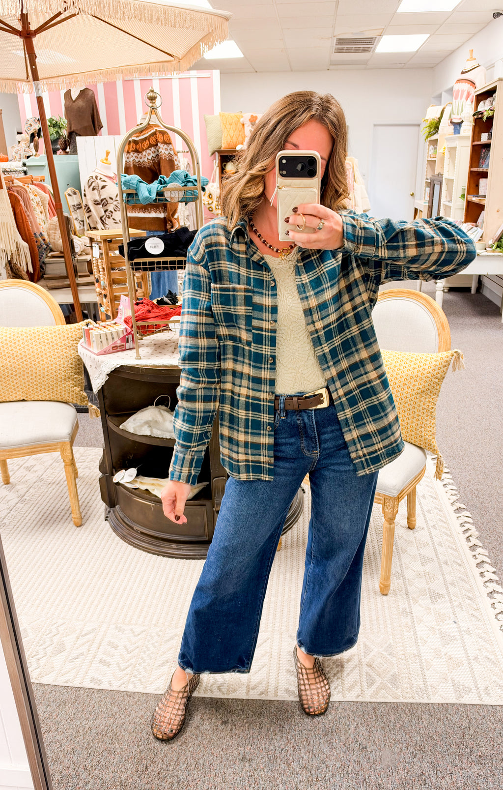 The Harvest Trail Plaid Shirt (2 Colors)