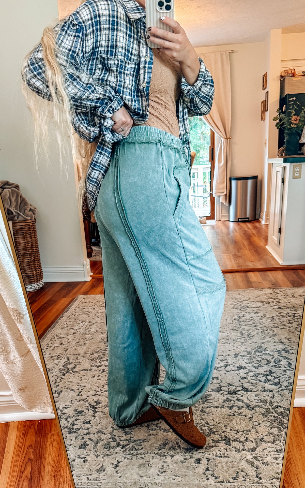 Vintage Wash Cargo Jogger Pants
