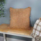 Floral Rust Pillow