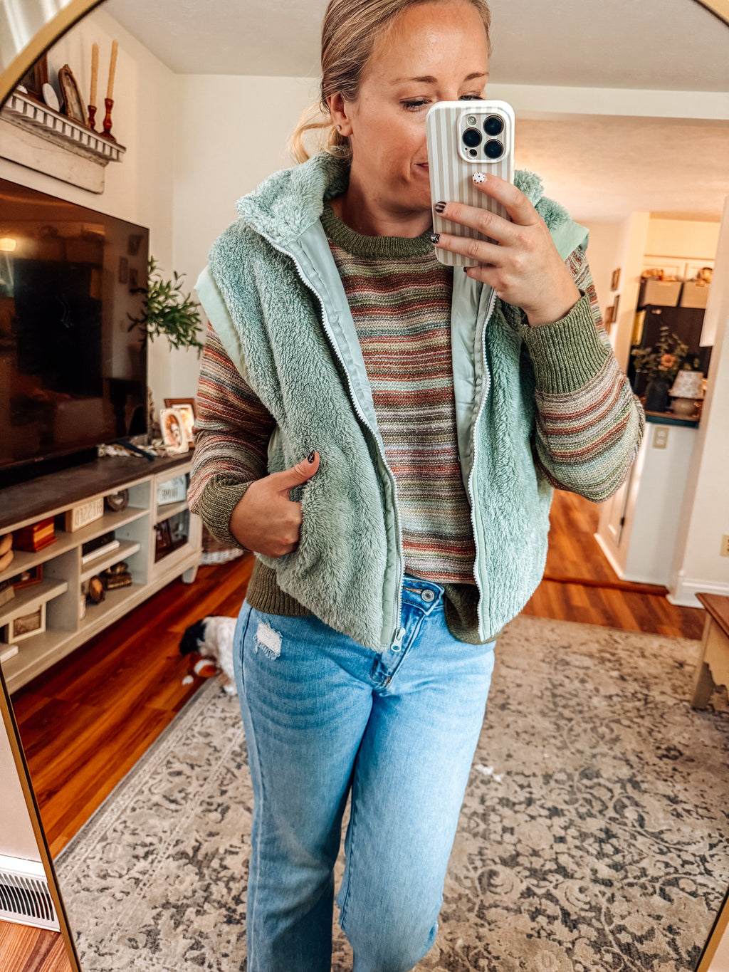 The Northern Pines Sherpa Puff Vest (2 colors)