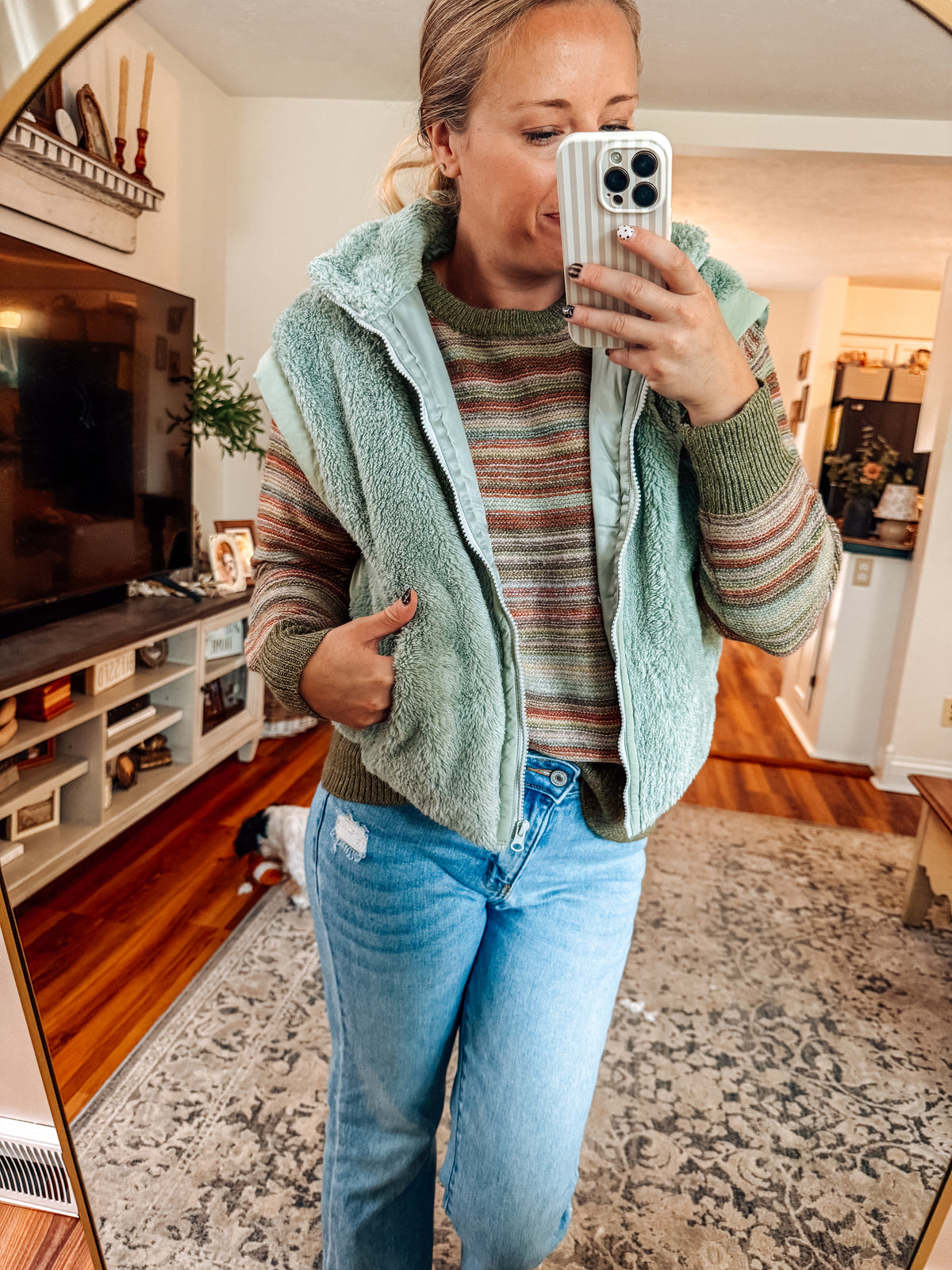 The Northern Pines Sherpa Puff Vest (2 colors)