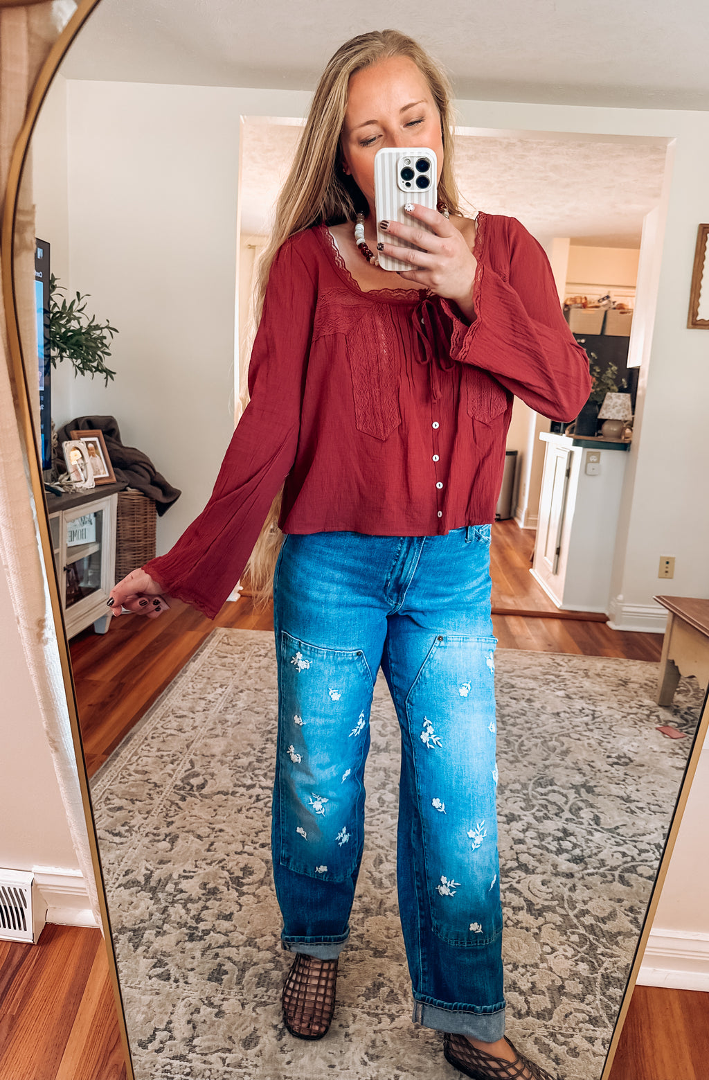 The Lacey Mae Scoop Neck Blouse