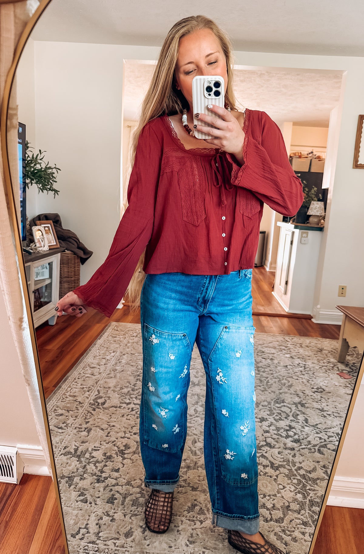 The Lacey Mae Scoop Neck Blouse