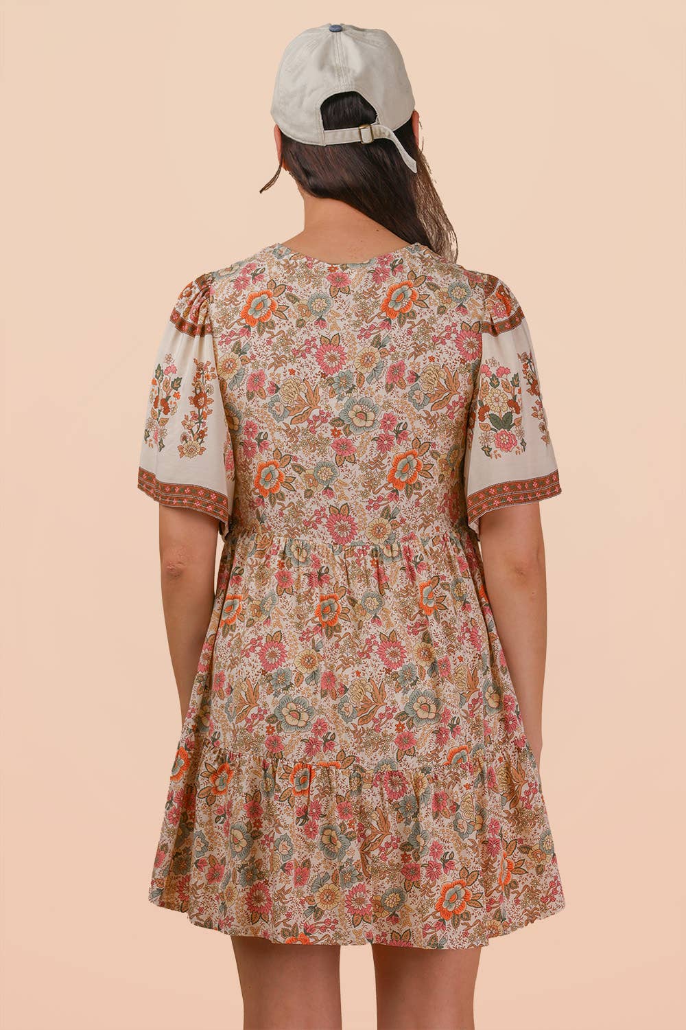 Moody Blooms Woven Dress