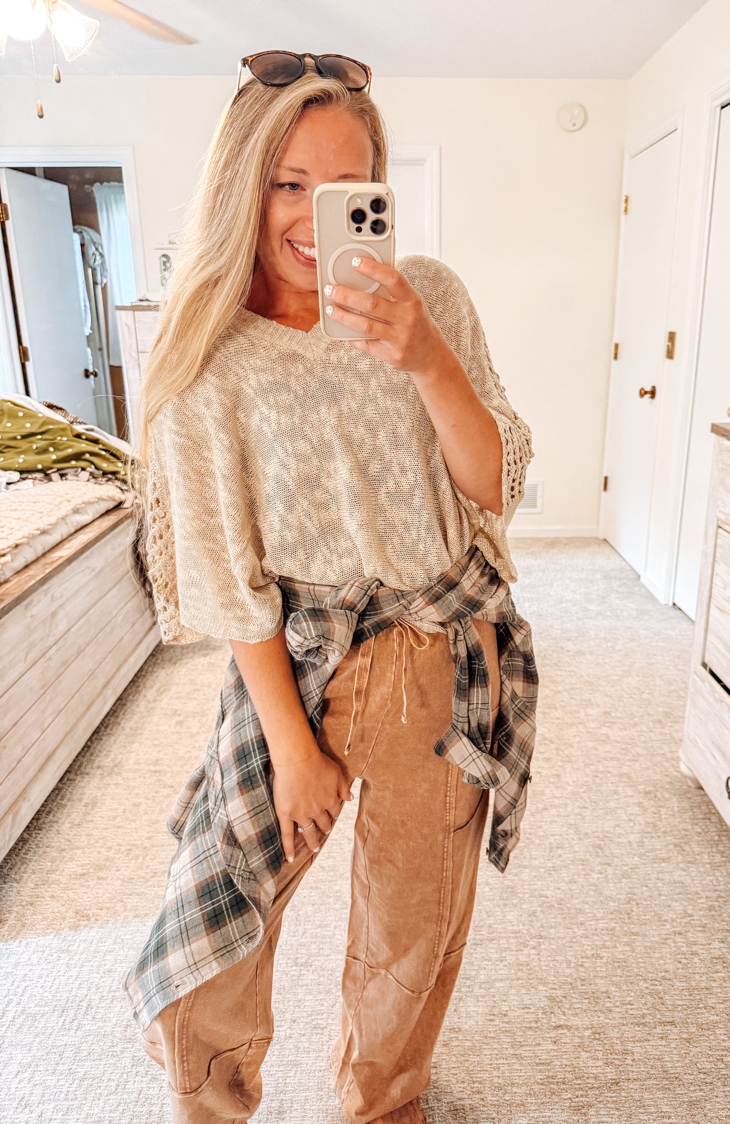 The Backroad Plaid Button Down-Forest