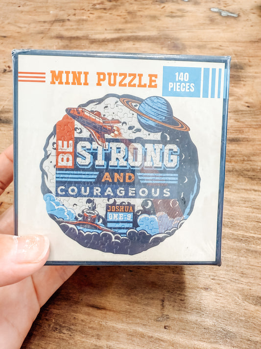 Be Strong & Courageous 140 Pc. Puzzle