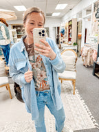 Salt Air Gauze Button Up (2 Colors)