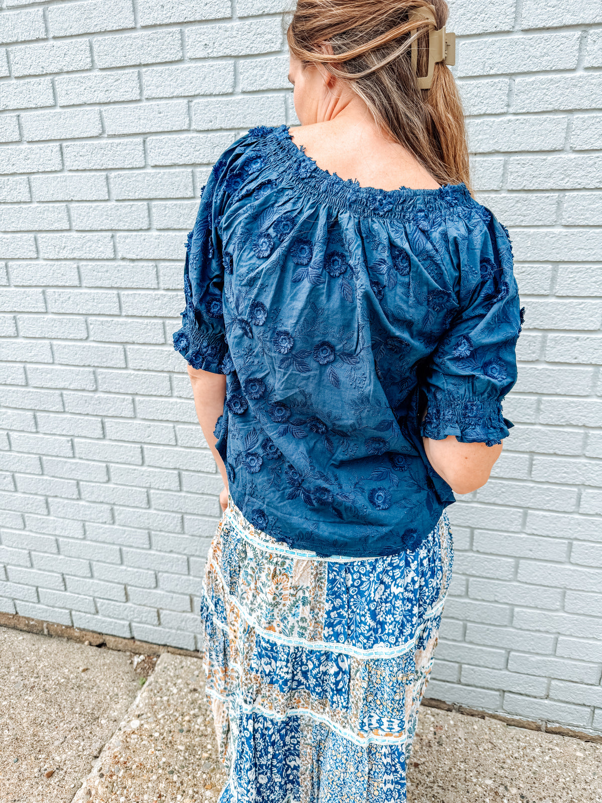 The Emery Embroidered Floral Blouse (3 colors)