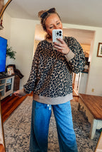 You've Been Spotted Printed Pullover