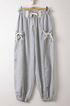 Casual Fit Textured Woven Pants
