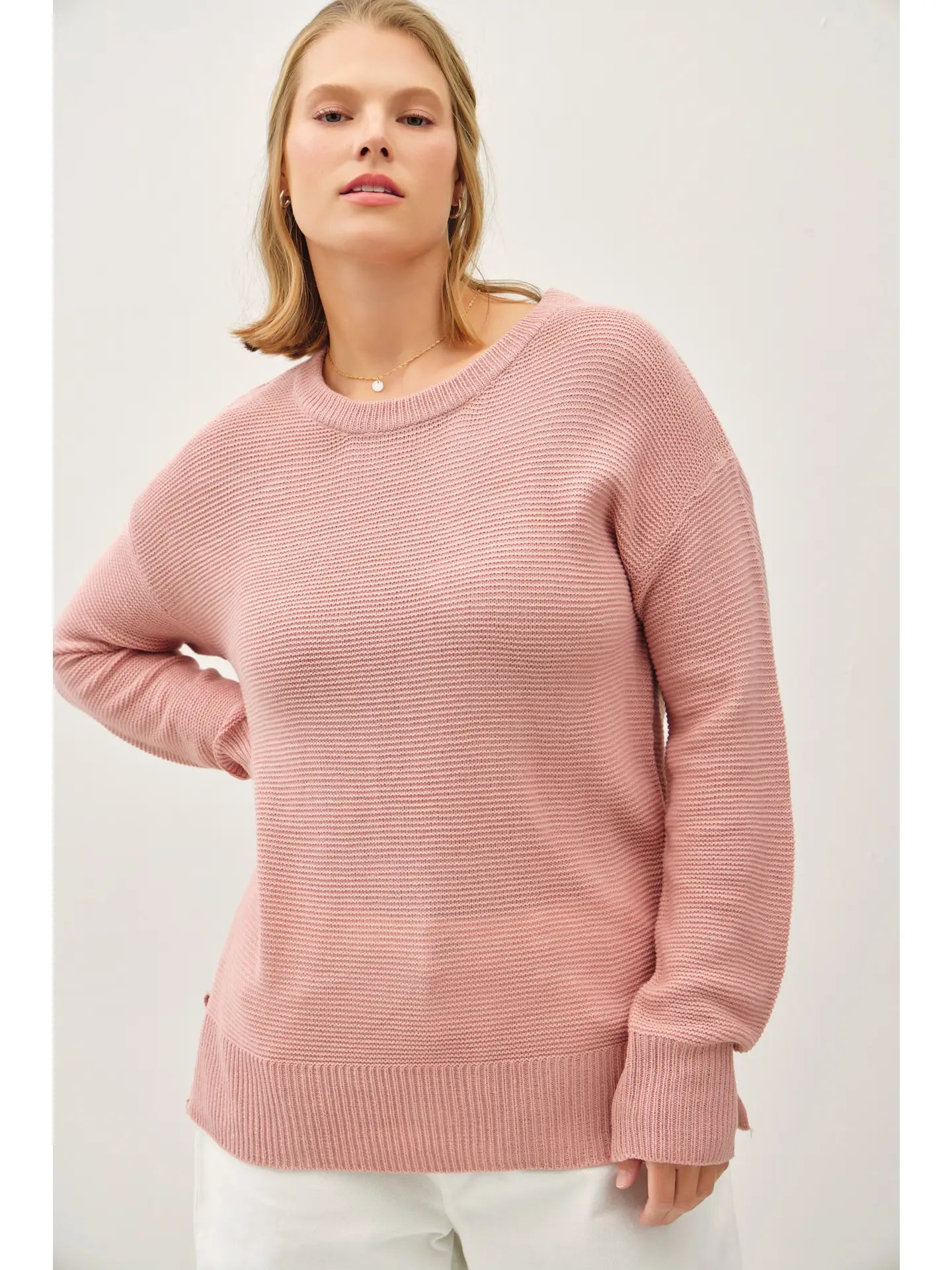 Rose` All Day Knit Sweater (S-3X)