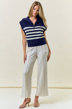 Nautical Necessity Quarter Zip Top