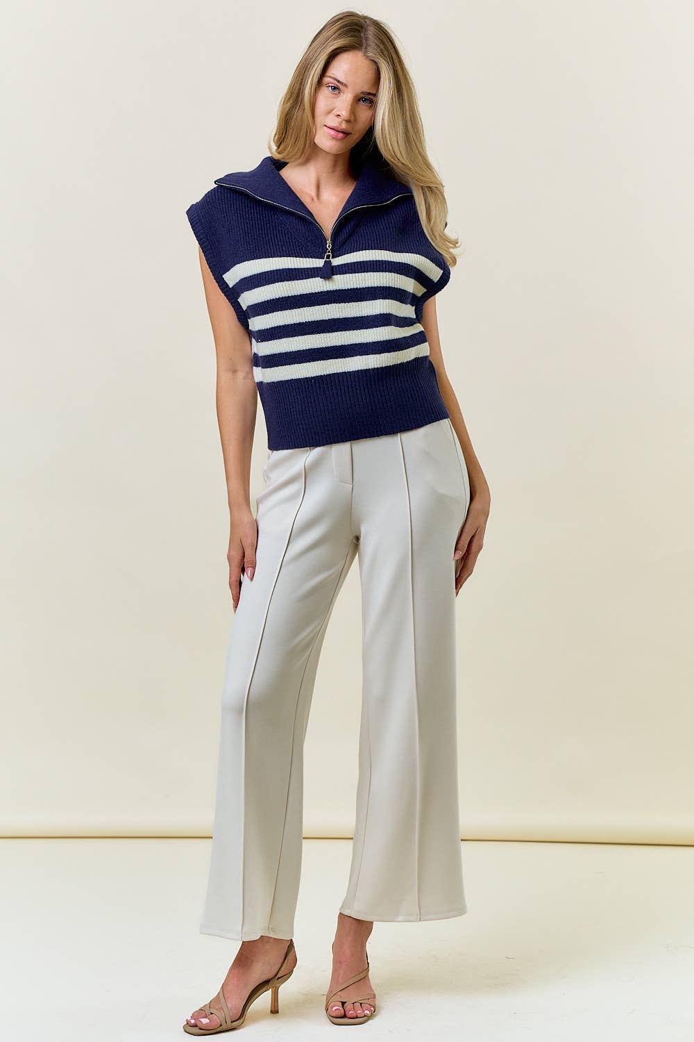 Nautical Necessity Quarter Zip Top