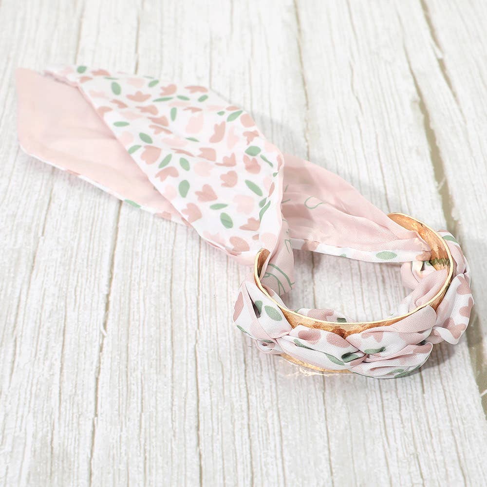 Wrapped Around Metal Cuff Bracelet