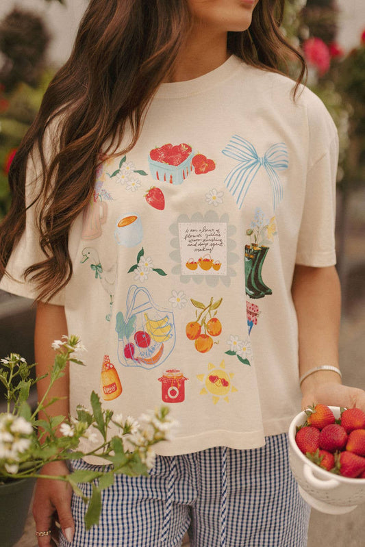 Summer Collage Graphic Tee (S-2X)
