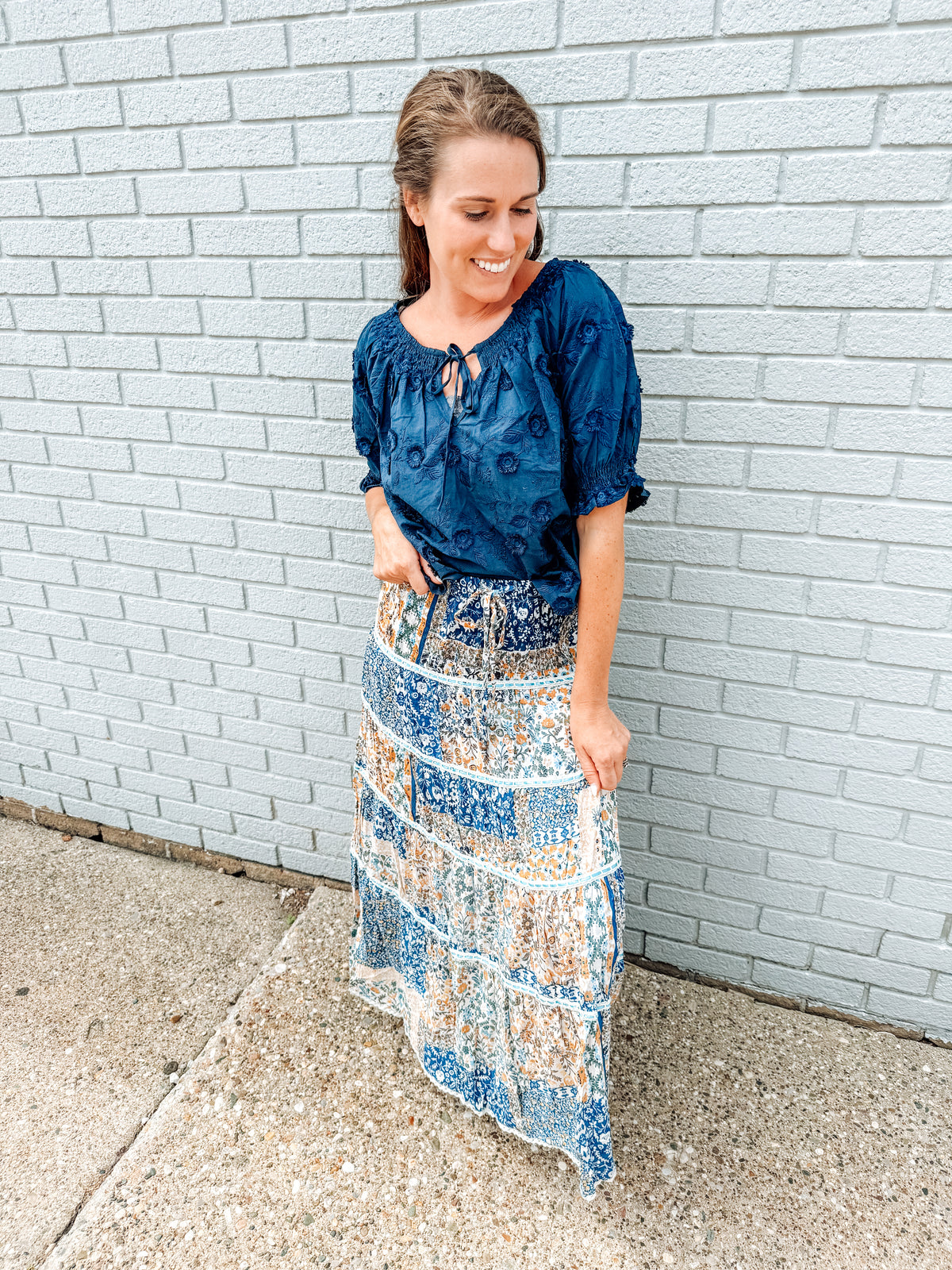 The Emery Embroidered Floral Blouse (3 colors)