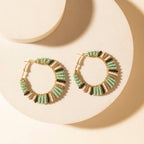 Mesa Moonrise Beaded Hoop Earrings