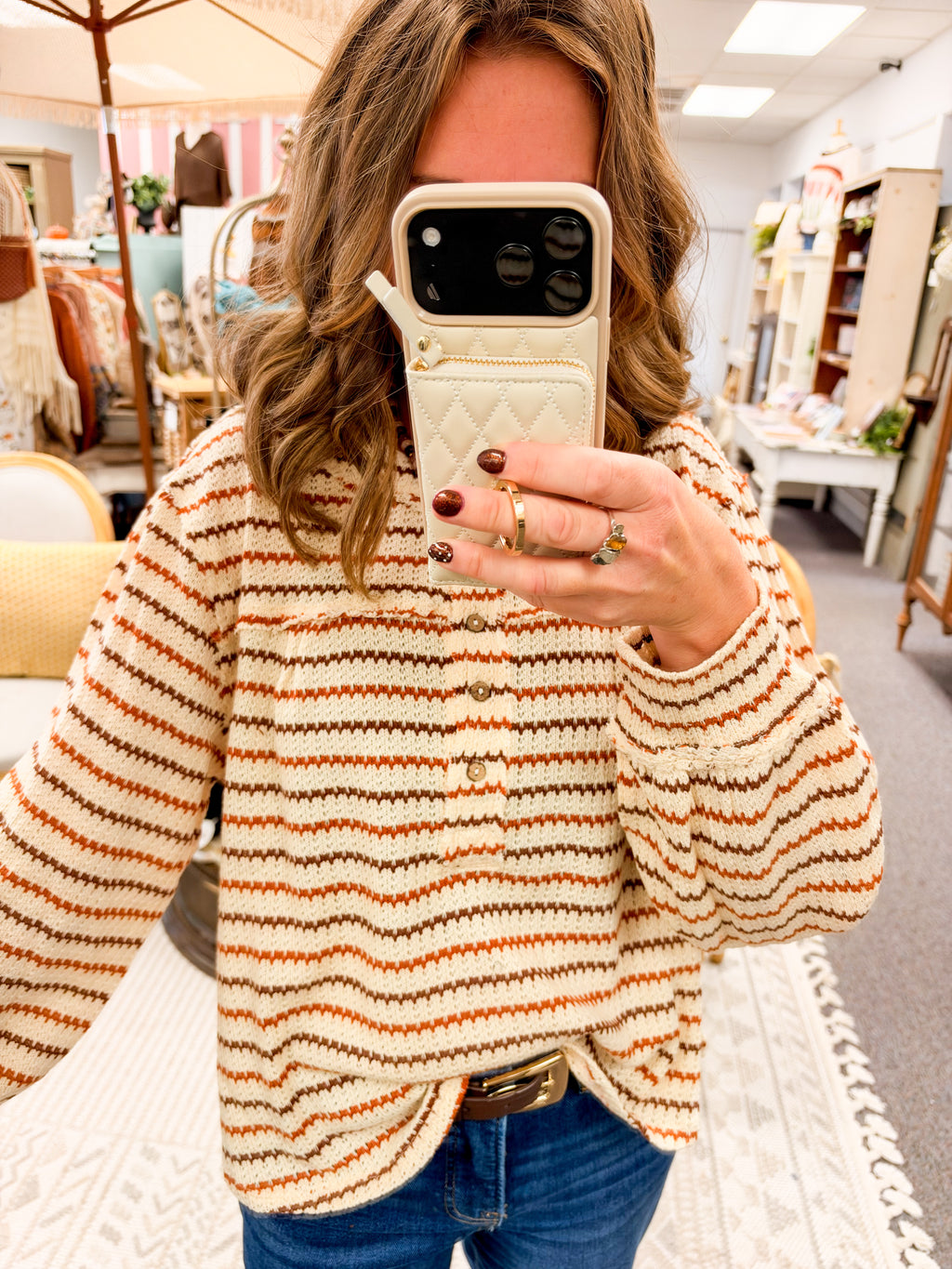 The Golden Harvest Knit Top
