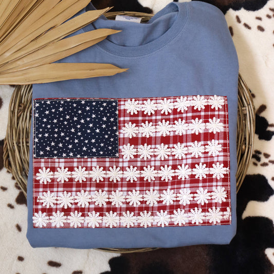 Flag America USA Patriotic Short Sleeve