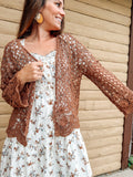 The Sedona Sunset Crochet Cardigan