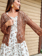 The Sedona Sunset Crochet Cardigan