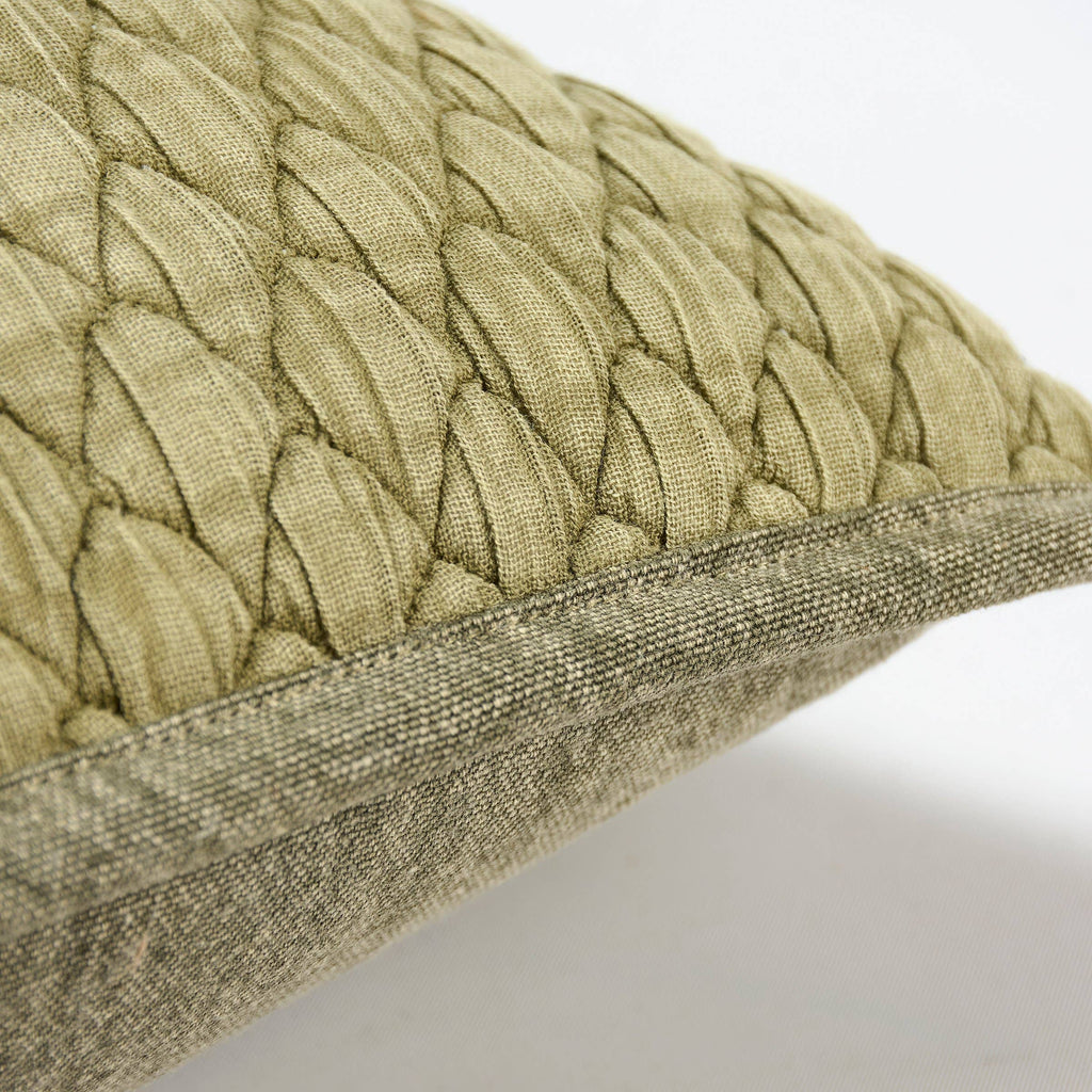 Diamond Green Pillow