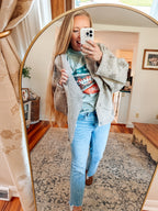 Vintage Christmas Pennants Graphic Tee