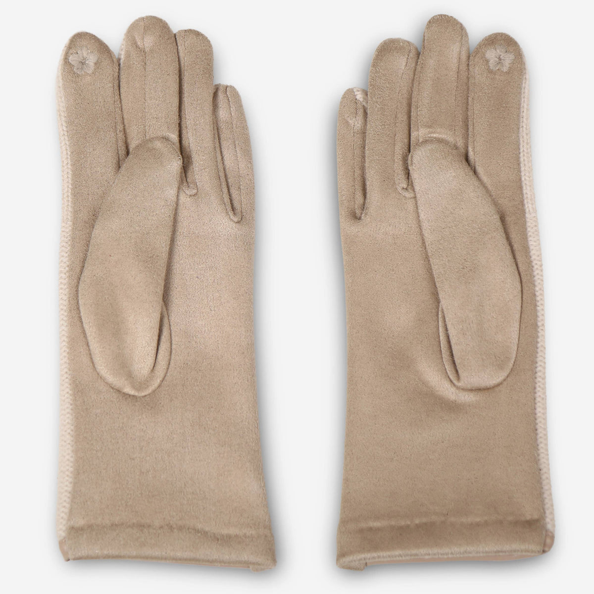 Cable Knit Suede Winter Gloves (several colors)