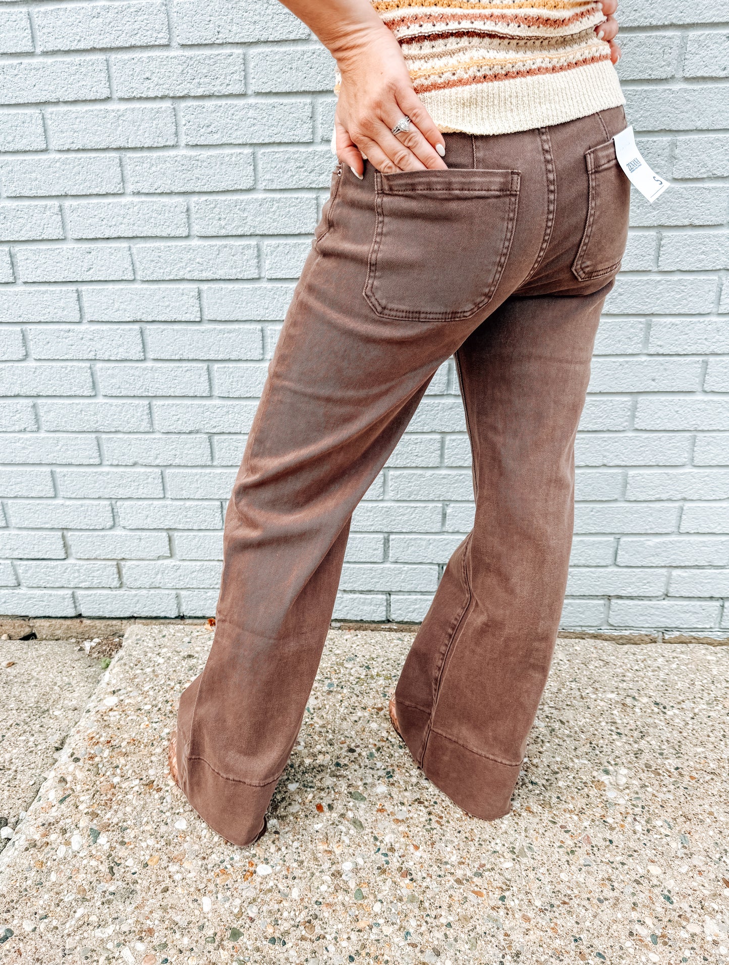 Walking Casually Wide Leg Denim (S-XL)