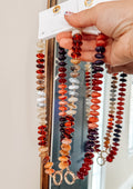 Chunky Resin Disc Beaded Necklace
