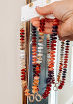 Chunky Resin Disc Beaded Necklace
