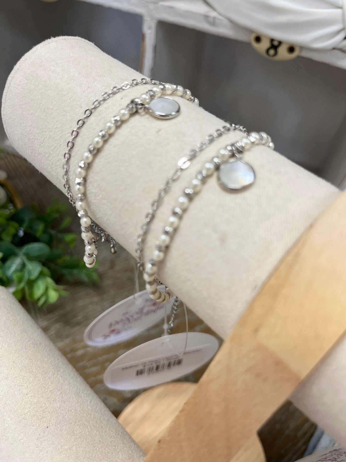 Mother Of Pearl Layered Bracelet