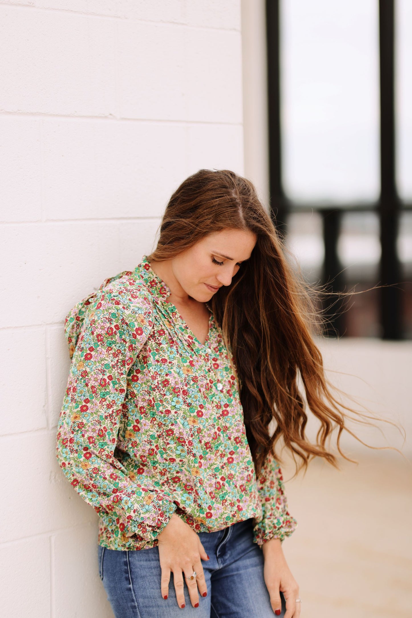 Something Sweet Dainty Floral Print Blouse (S-Xl)