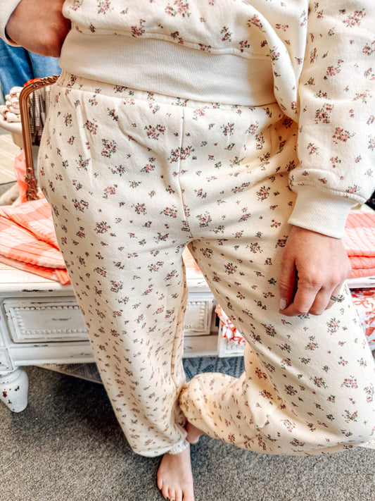 Springtime Stitch Jogger Pants