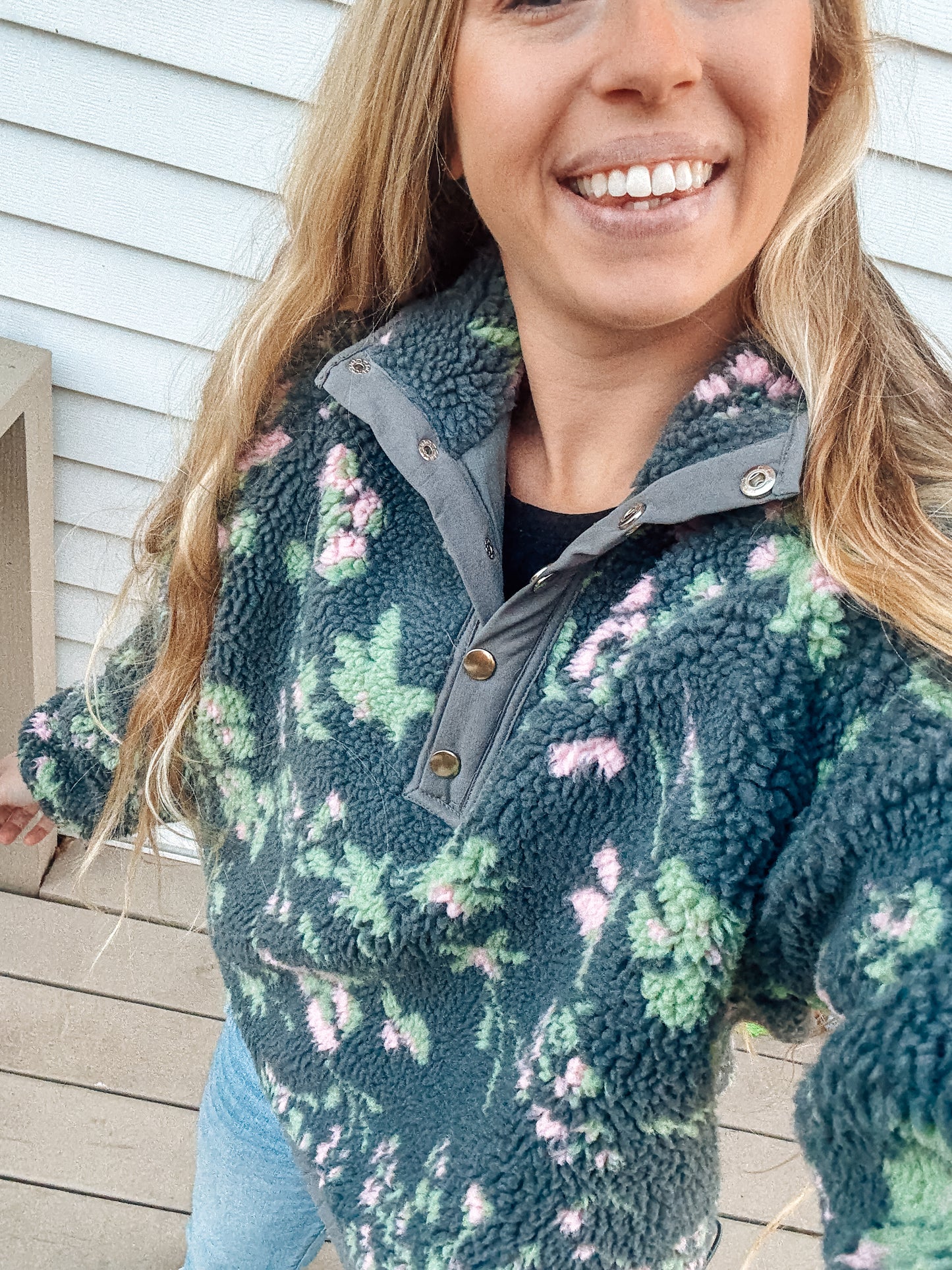 Snuggle Me Tight Sherpa Pullover