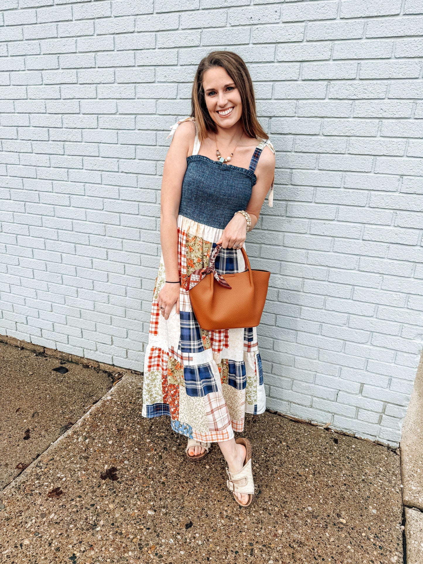 Homestead Patchwork Dress