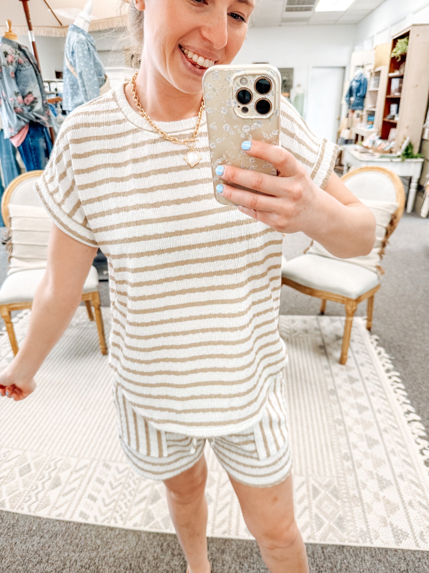 The Sand Line Knit Top