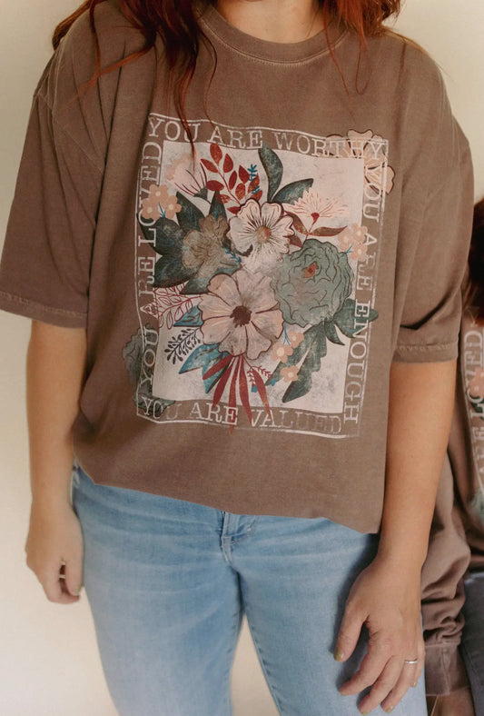 You Are Worthy Graphic Tee (S-2X)