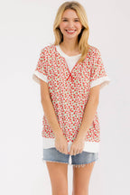 Ruby Floral Top (S-XL)