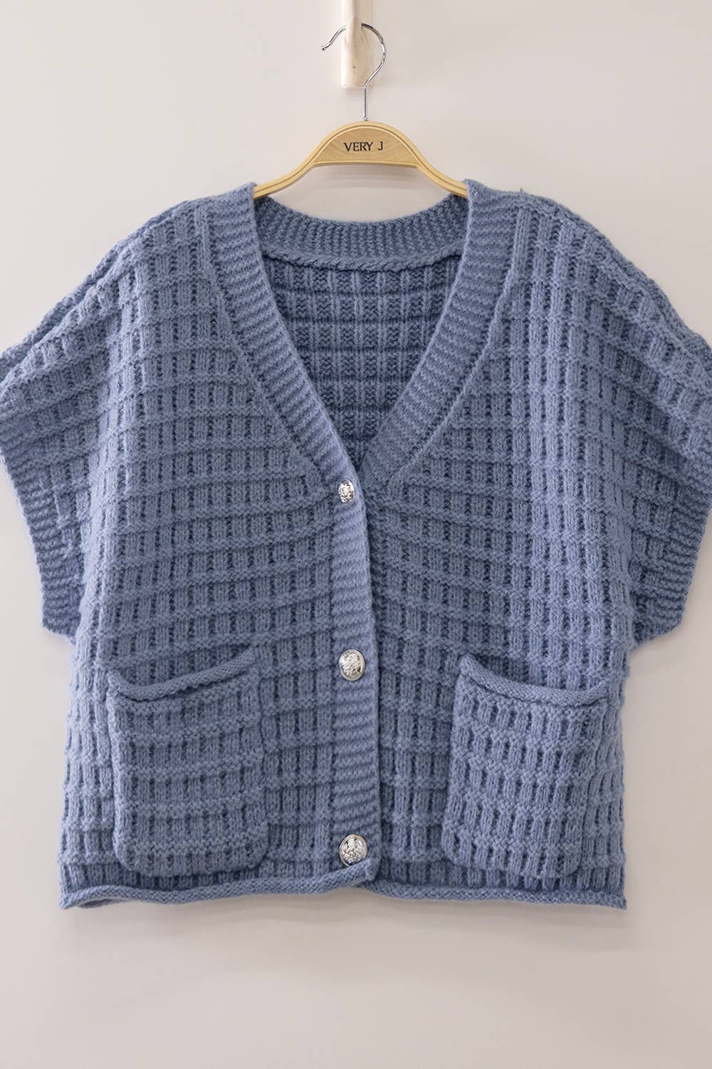 The Stone & Sky Texture Button Cardigan