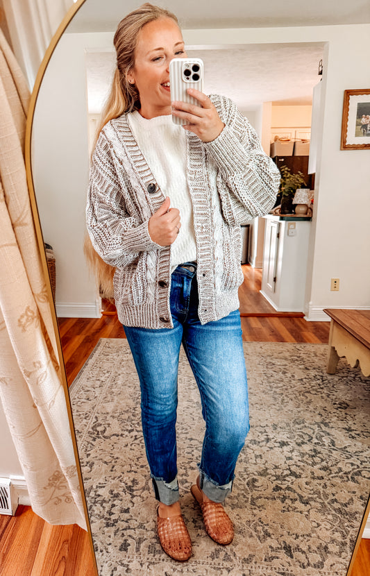 Feeling Like Fall Chunky Cardigan