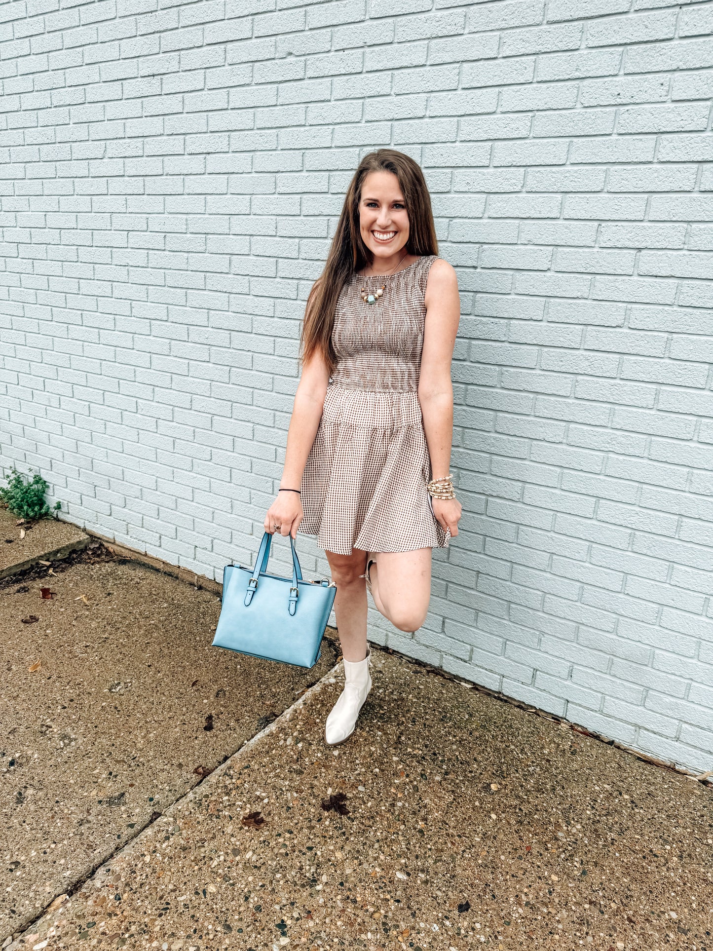 Brown Sugar Picnic Dress