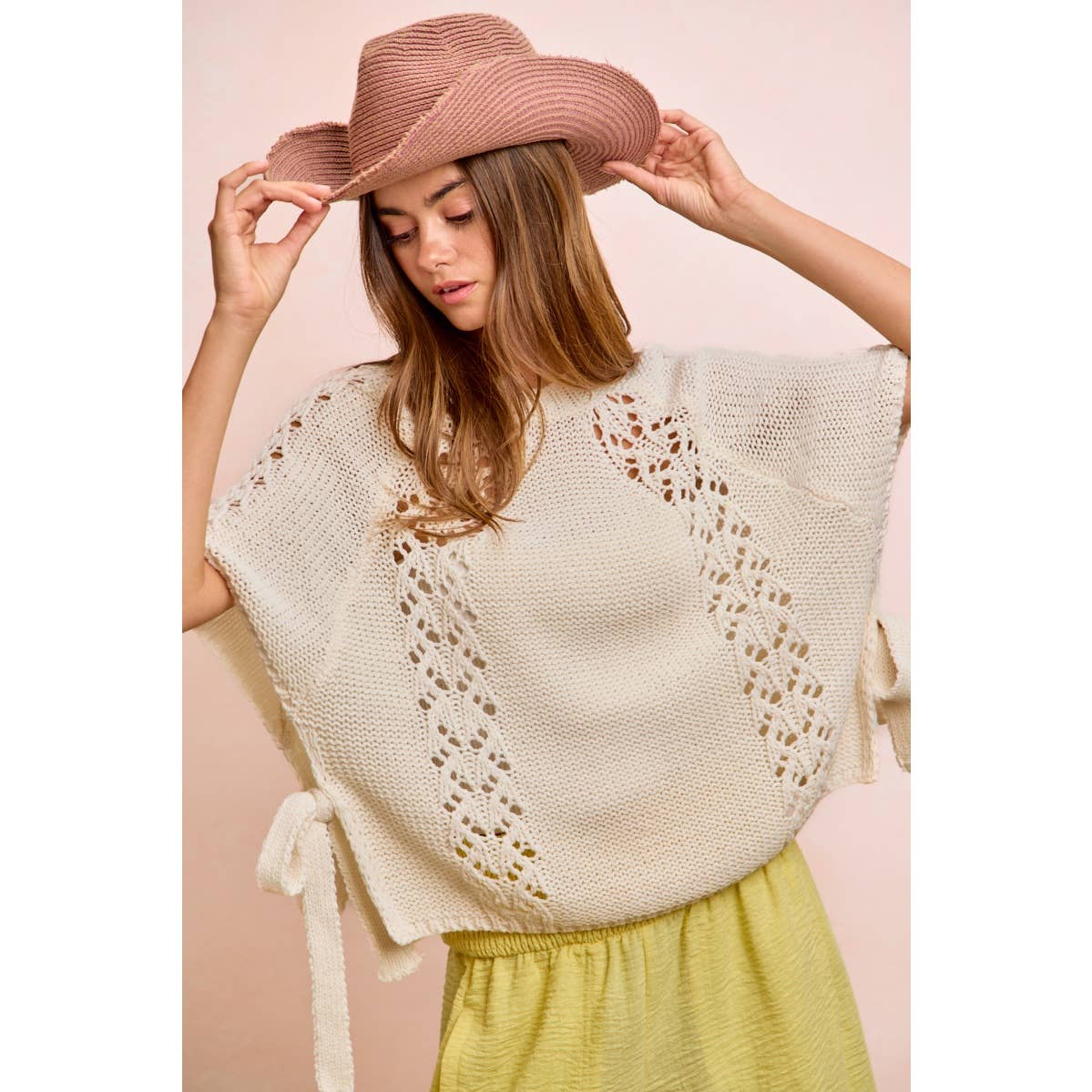 Cottage Charm Knit Sweater Top (S-XL)