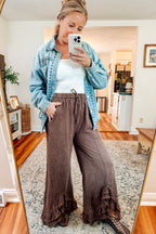 The Lace & Leisure Elastic Waist Pants