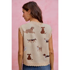 Dog Friendly Scalloped Edge Vest (S-XL)